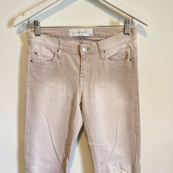 IRO Jarod Blue Pink Distressed Skinny Jeans - Picture 4 of 6